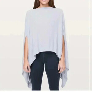 Lululemon Forward Flow Gray Poncho Cape One Size